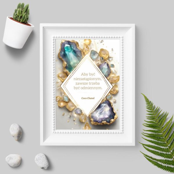 plakaty z sentencją