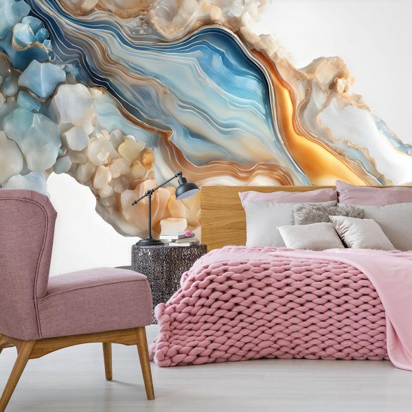 foto-tapeta z abstrakcyjnym wzorami