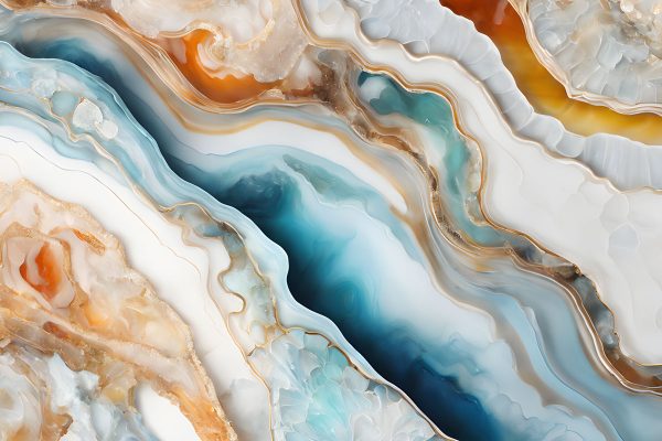 Fototapeta z abstrakcyjnymi falami