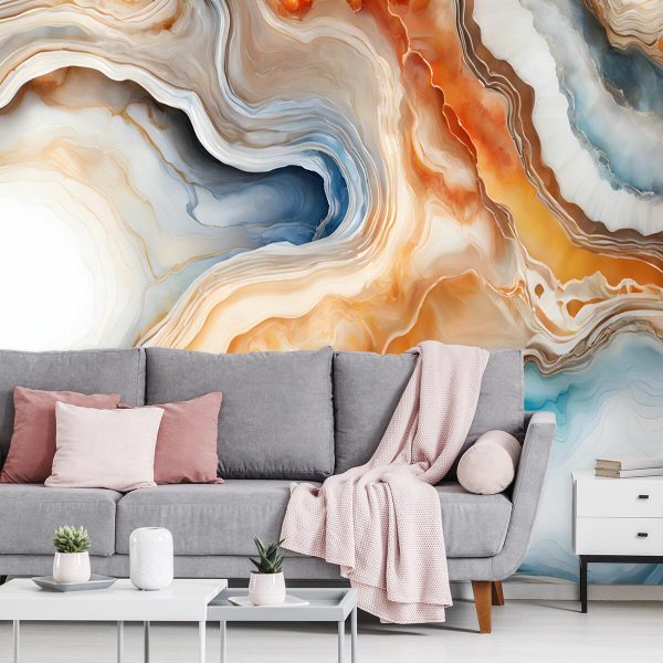 tapeta z abstrakcyjnymi formami