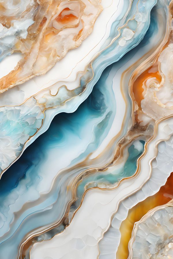 Abstrakcyjny motyw na obrazie