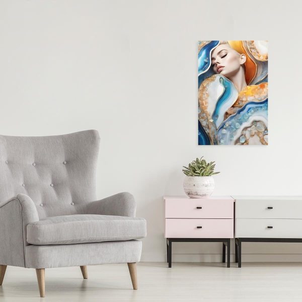 dziewczyna na obrazie