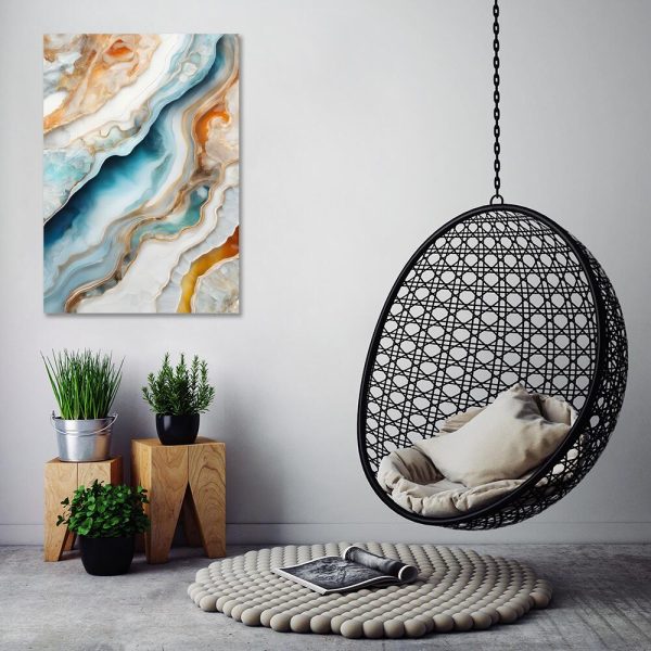 obraz z abstrakcyjnymi formami