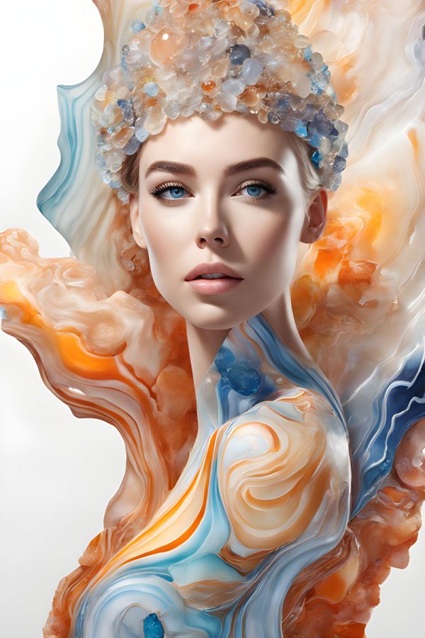 Obraz z człowiekiem