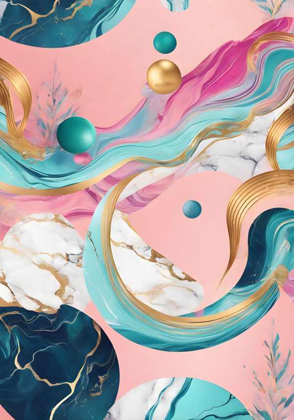 Obraz z motywem abstrakcji