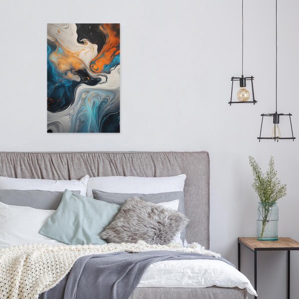 obraz z rozmazanymi farbami