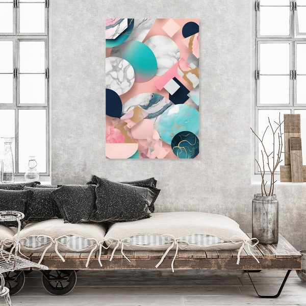 obrazy z motywem pastelowej abstrakcji