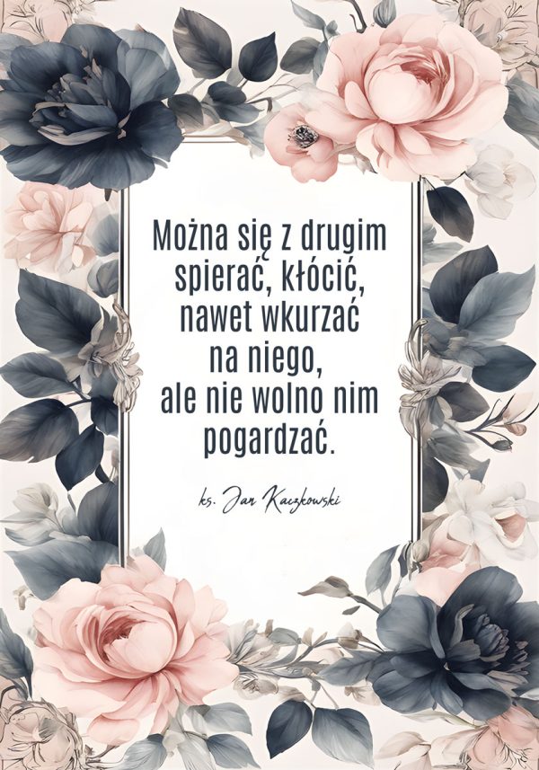 Plakat z ludzkimi mądrościami