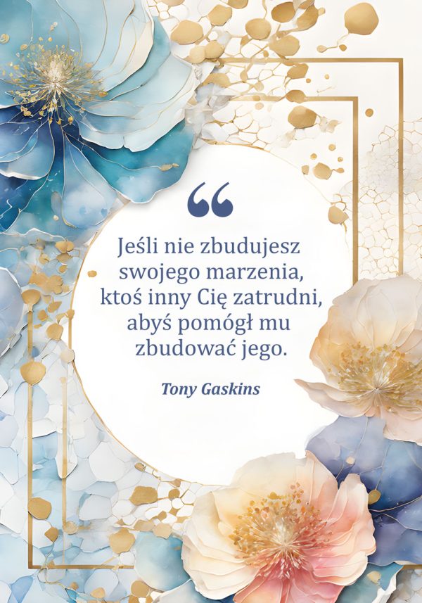 Plakat z motywem typografii