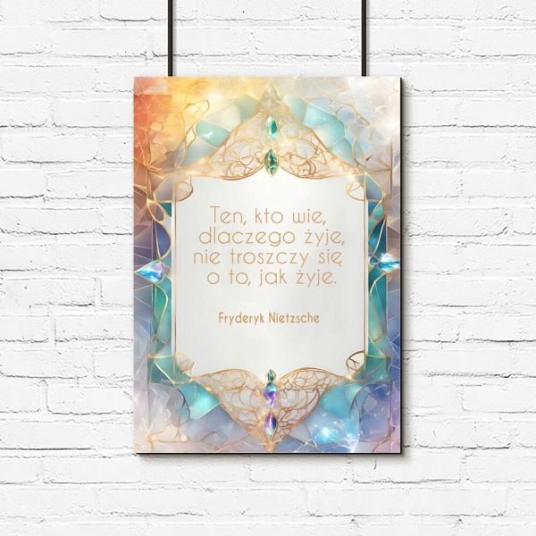 Plakat z typografią