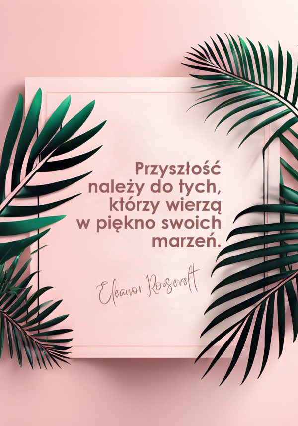 Plakat z typografią