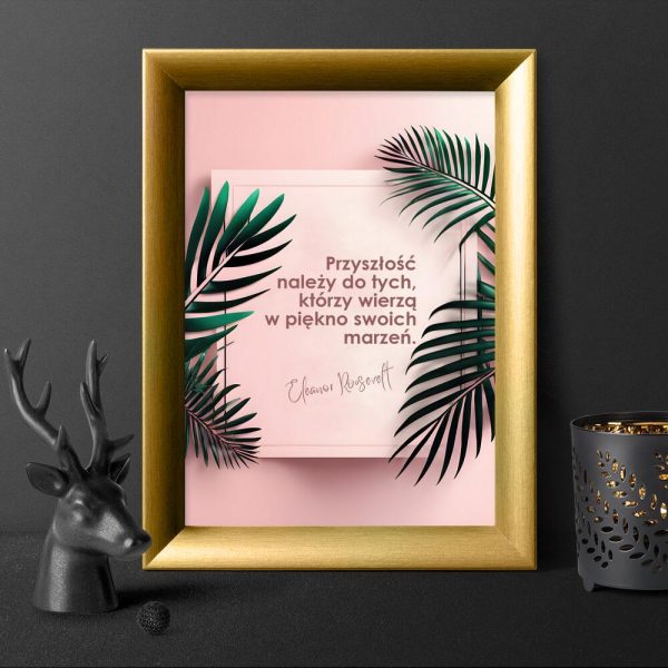 Plakat z życiową maksymą