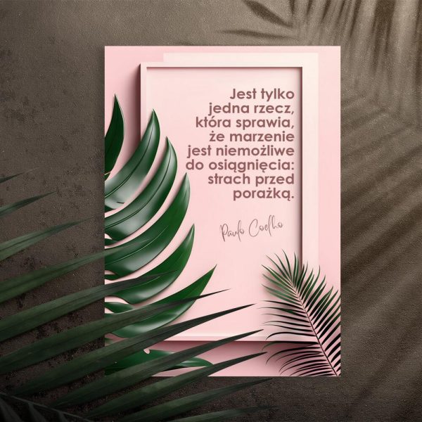 Plakaty z typografią