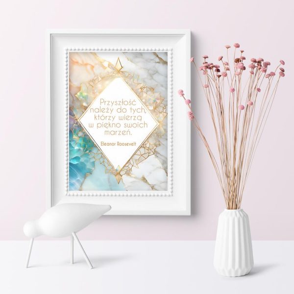 Plakaty z typografią