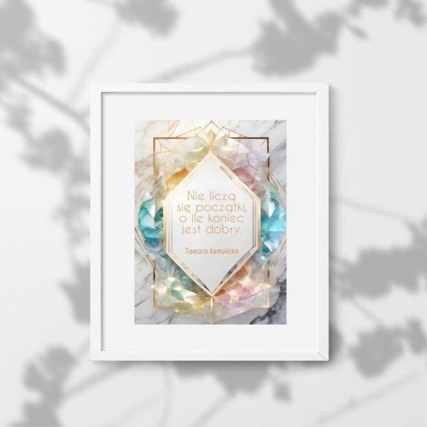 Plakaty z życiowym motto