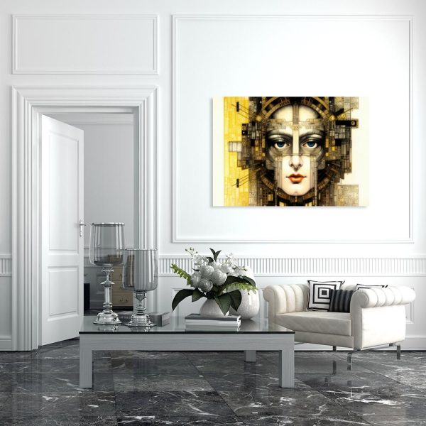 Obraz abstrakcyjna twarz