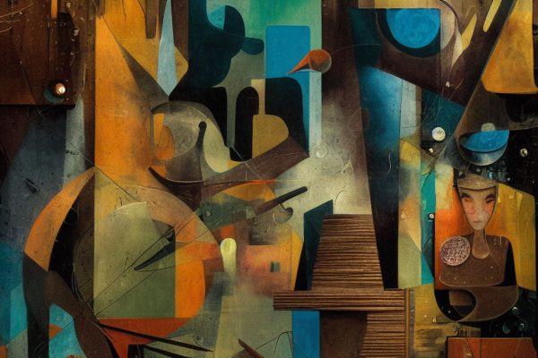 Obraz i kolorowa abstrakcja