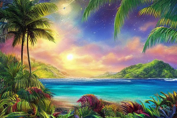 Obraz plaża w tropikach