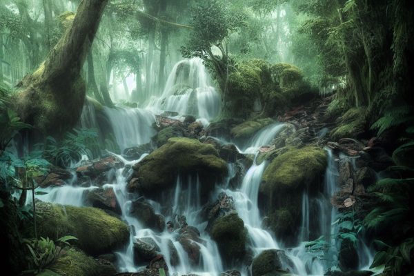 Obraz ponury krajobraz