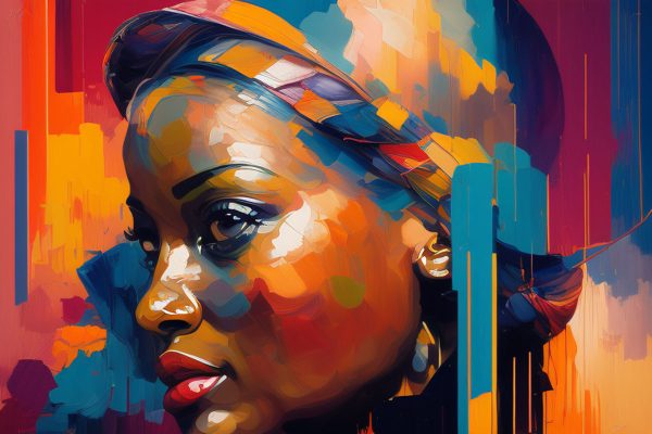 Obraz portret Afrykanki