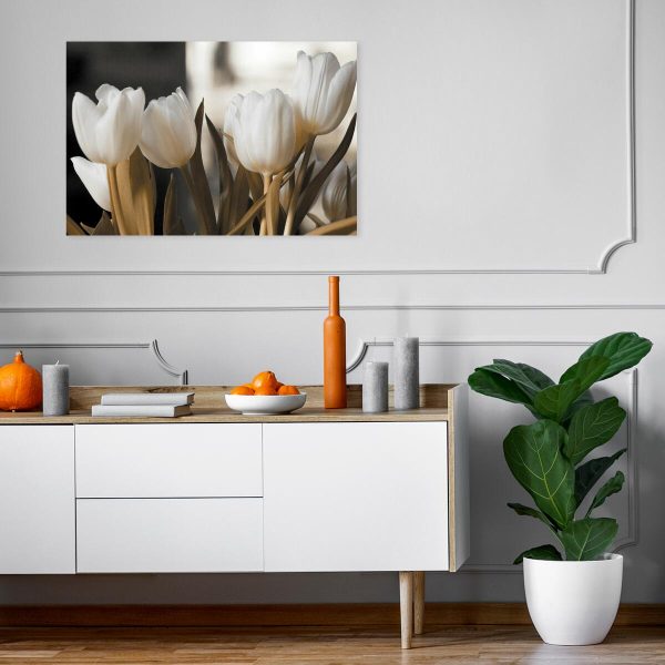 Obraz z bukietem tulipanów do sypialni