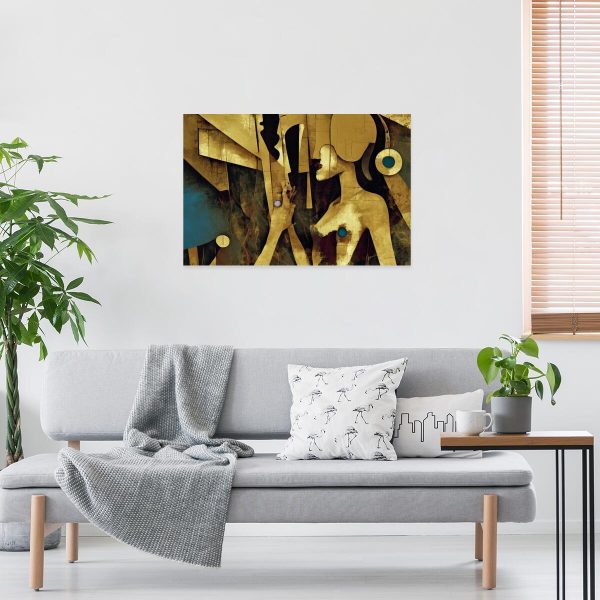 Obraz z człowiekiem