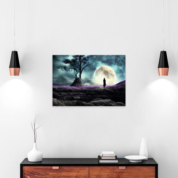 Obraz z człowiekiem