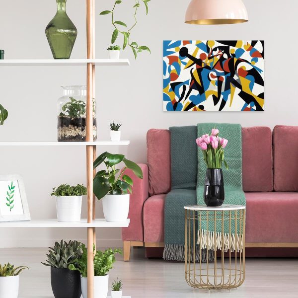 Obraz z elementami abstrakcji