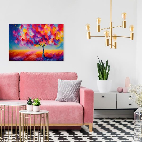 Obraz z motywem drzewa