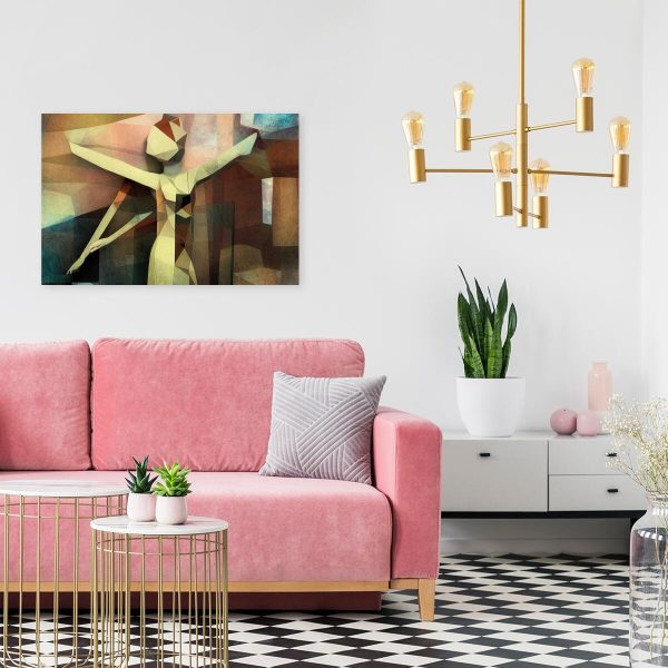 Obraz z postacią człowieka