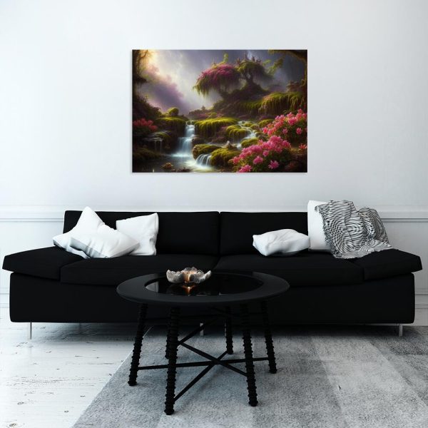 Obraz z promieniami słońca