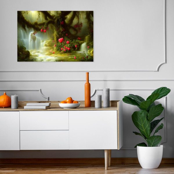 Obraz ze strumieniem