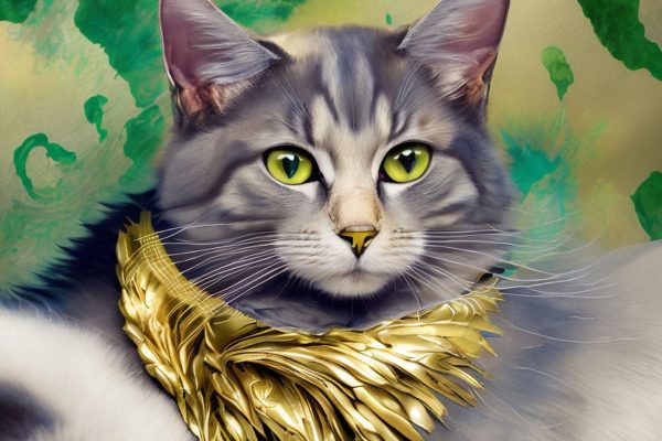 Pojedynczy obraz z motywem kota