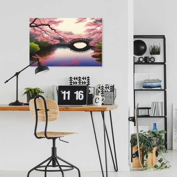 Obraz z motywem japońskich wiśni