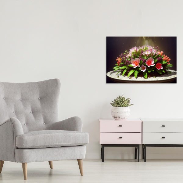 Obraz z motywem kwiatowym